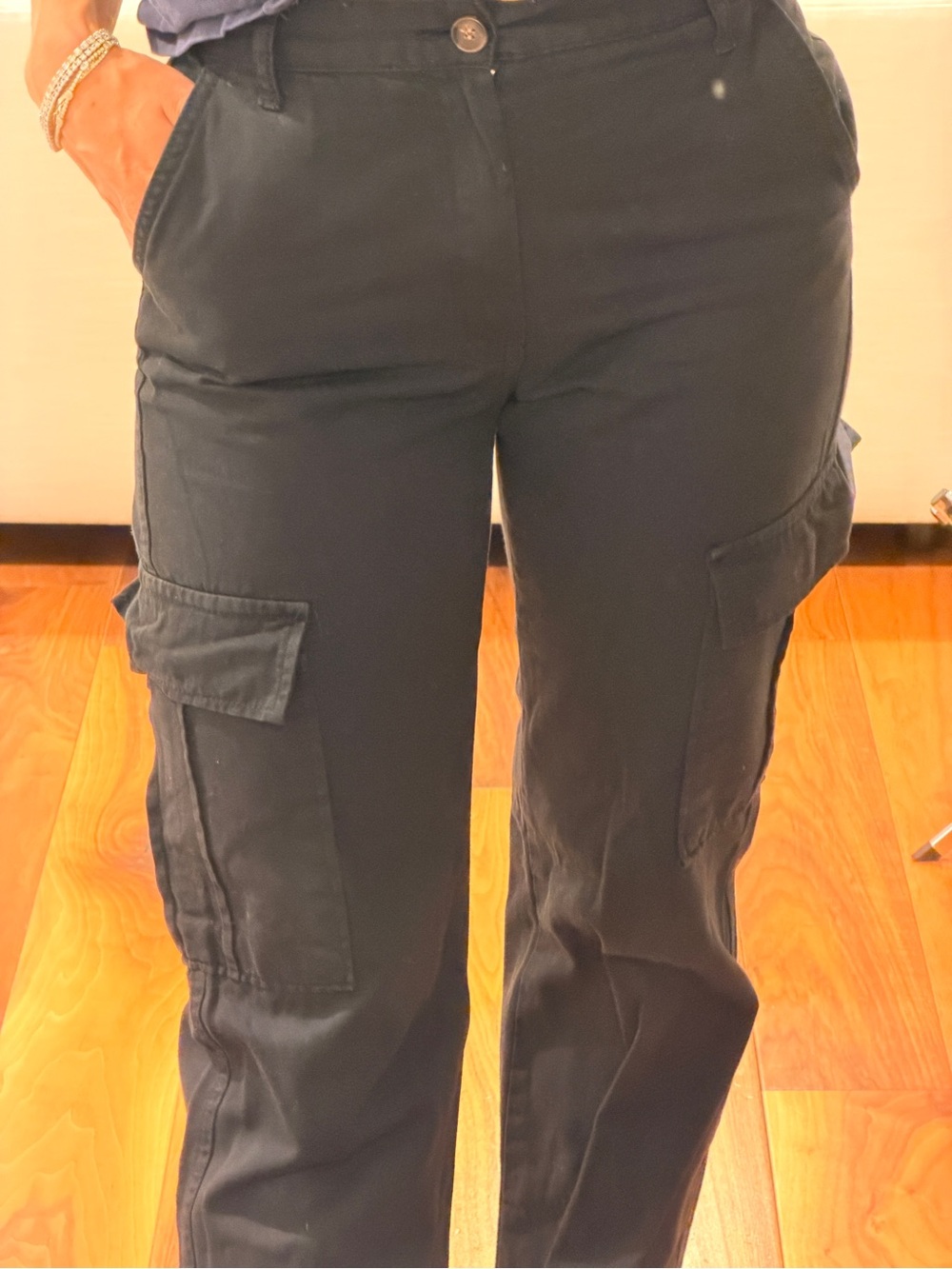 ASOS Women’s Black Cargo Pants